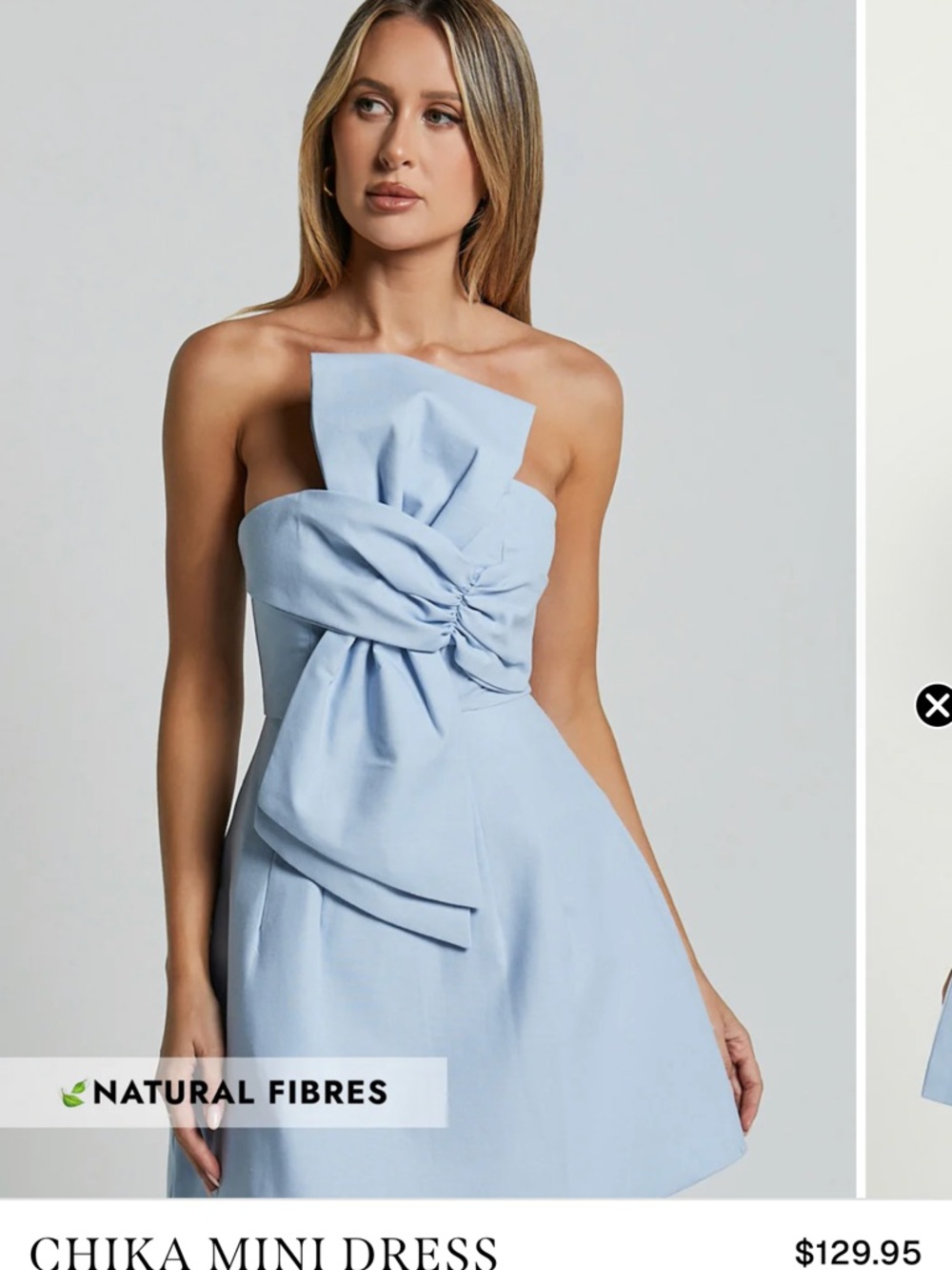 Showpo Chika Mini Strapless Dress